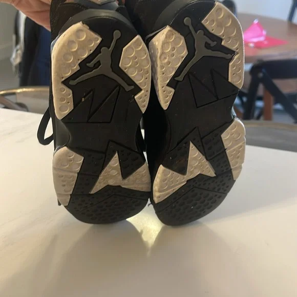 Nike Air Jordan’s Black Boys SZ 1 - Picture 7 of 9